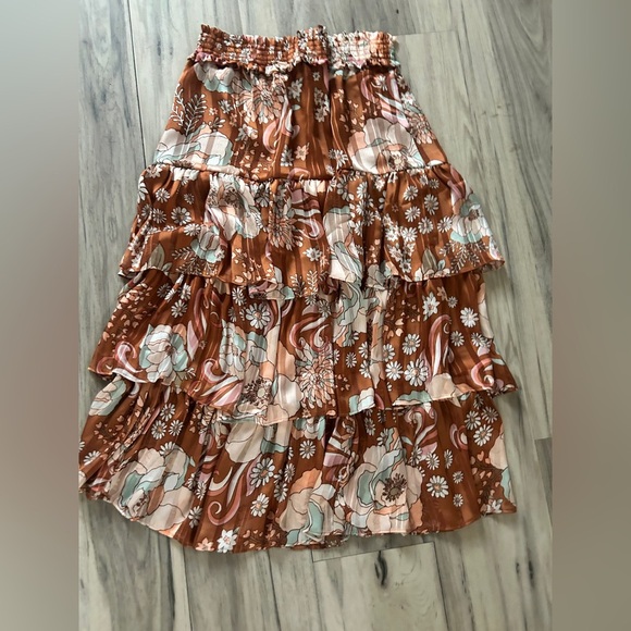 ryegrass Dresses & Skirts - Bohemian Floral Maxi Skirt